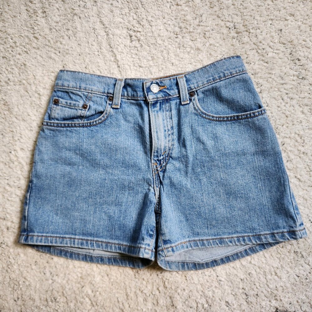 Vintage Levi's Low Rise Red Tab Denim Shorts Juniors Size 3